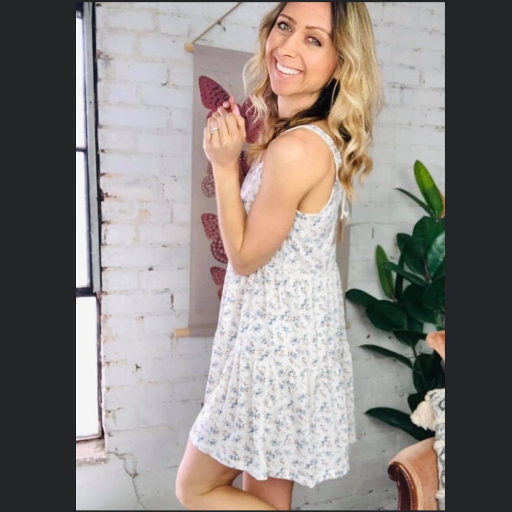 NWT Blue Pepper boutique baby doll dress